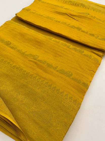 69 Banarasi Elephant Stripes Fancy Sarees