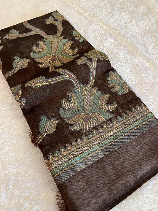 Linen chiffon