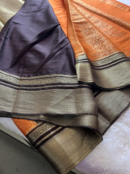 Banarasi Brocade soft silk