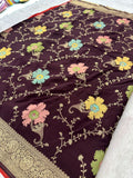 Banarasi Fancy Crape Saree -M19