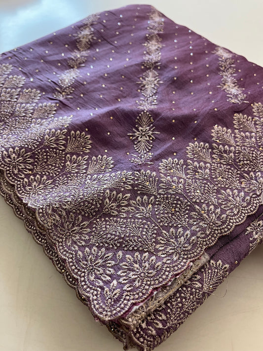 Tussar Work fancy saree-1016