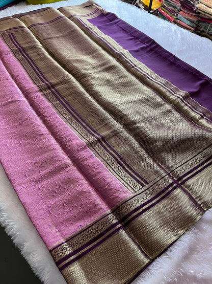 Banarasi Brocade soft silk
