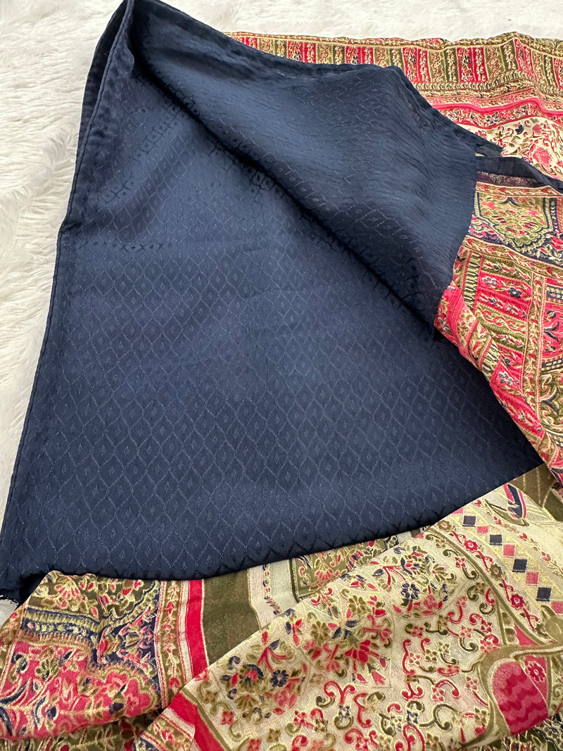 Brosso Chiffon Saree-J20