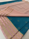 15 Days Pre Booking-Semi Mysore Silk in beautiful color combinations,, comes with contrast border,, and contrast blouse piece🌹