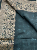 Kalamkari Printed Crape-JU14