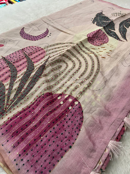 Knot Work Fancy Saree-F17