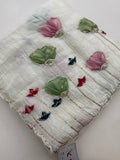 Crochet Work Organza Saree-J24