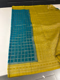 SAPPHIRE BLUE GEORGETTE SAREE-J17