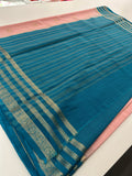 15 Days Pre Booking -Semi Mysore Silk in beautiful color combinations,, comes with contrast border,, and contrast blouse piece🌹