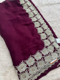 Soft Organza Silver Work-M12