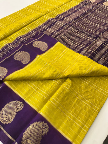 Semi Mysore silk new design