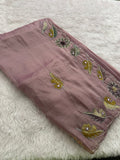 NEW PASTEL ORGANZA DESIGNER SAREE