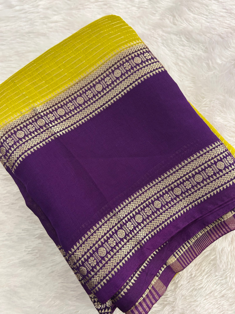Assam Silk Fancy Saree-(JU2)