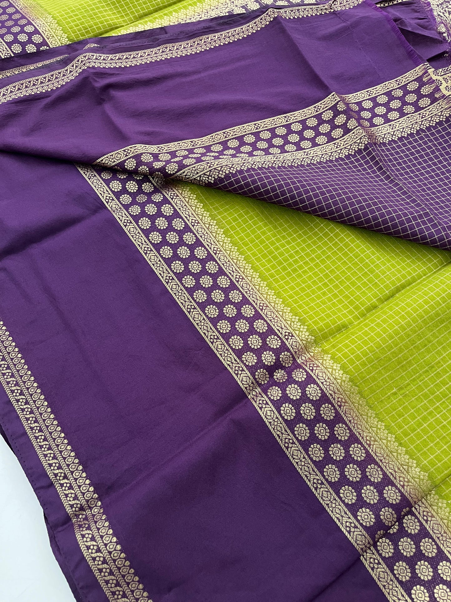 Designer crape silk