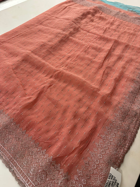 Fancy Designer work saree- M26