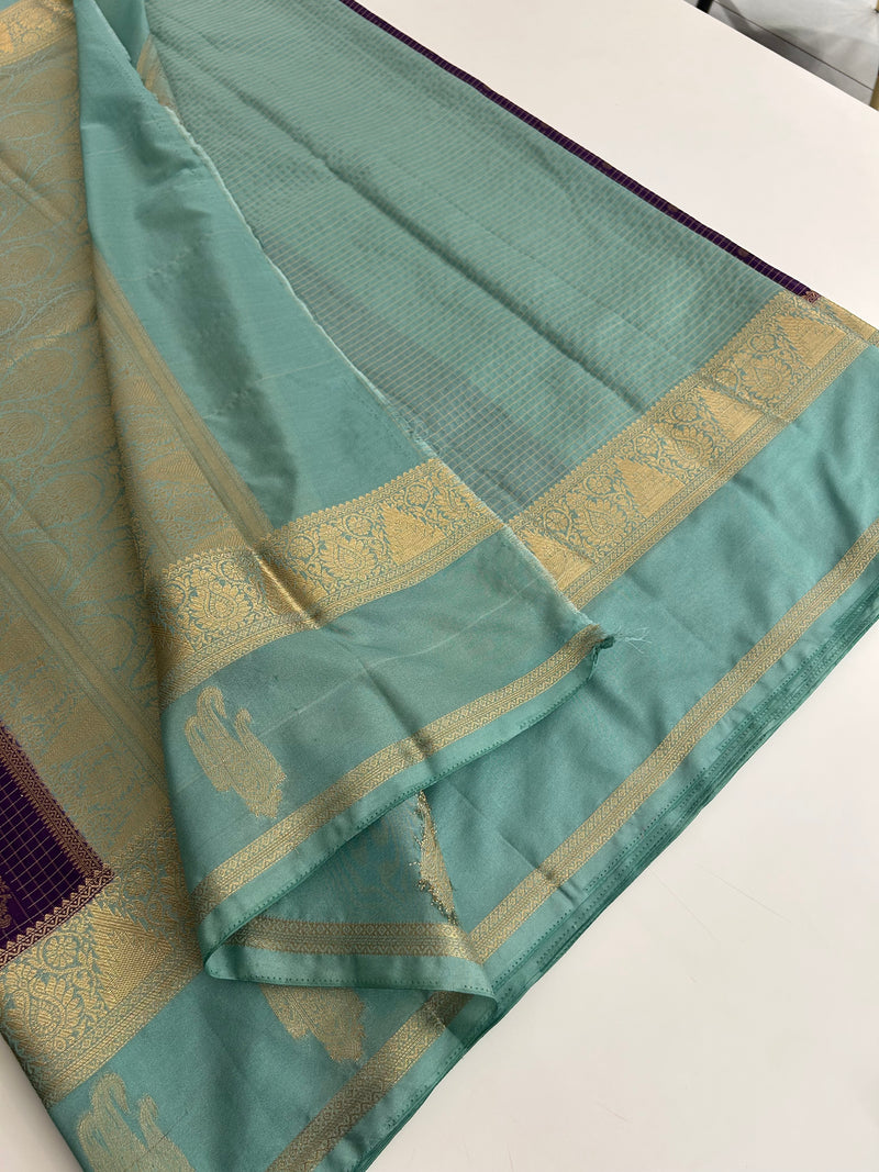Semi Mysore Silk Saree-JU31