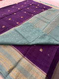 Fancy Tussar Silk Saree-JU13