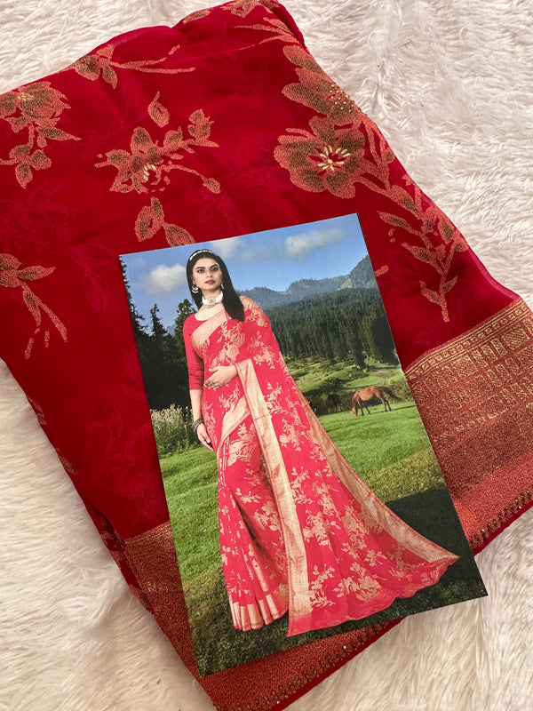 Brosso Fancy Saree New-JU3