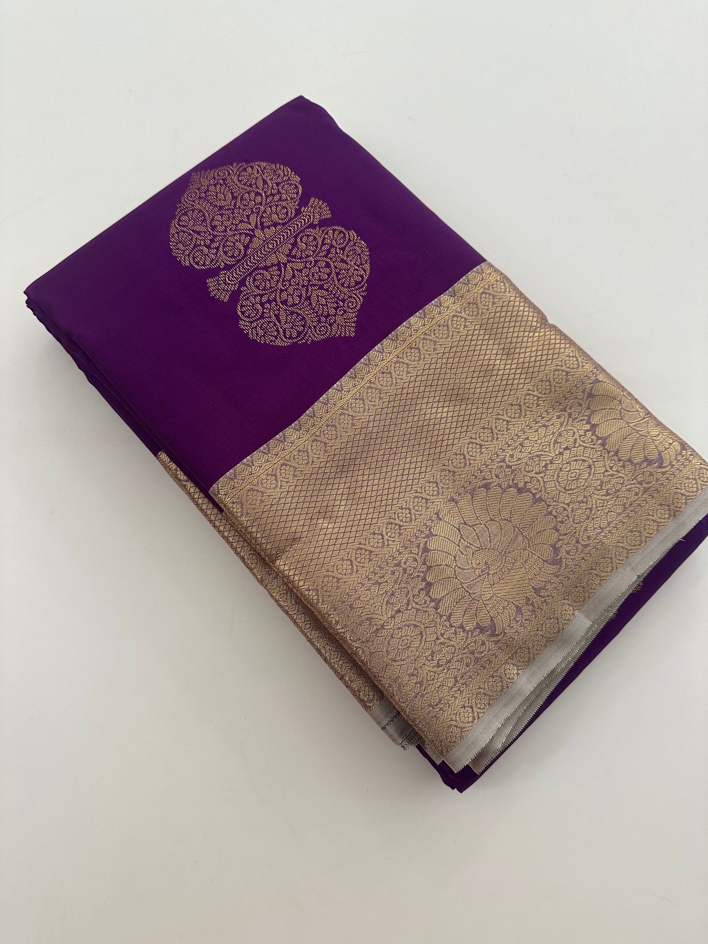 Semi Kanchi Silk Saree-JU16