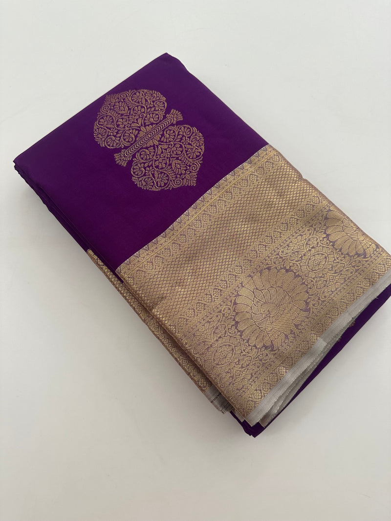 Semi Kanchi Silk Saree-JU16