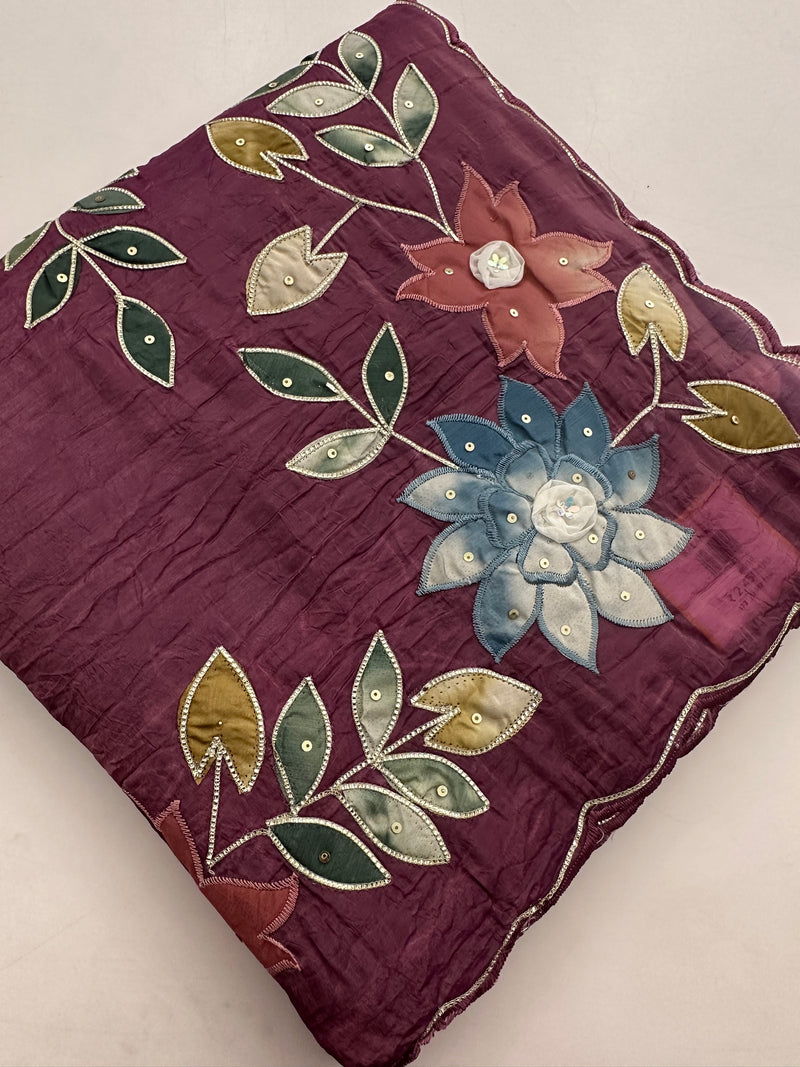 Organza Fancy Applique-J25