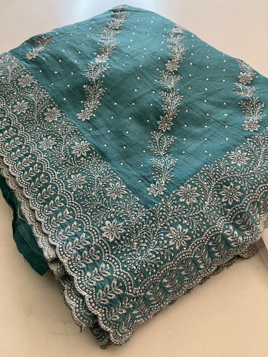Tussar Work fancy saree-1016