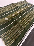 Cut Dana Work Border Chinnon Saree -AU6