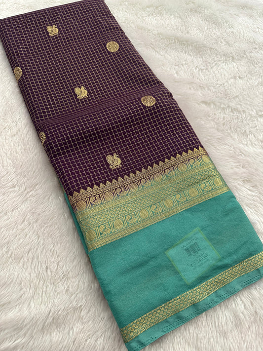 Premium Checks Crape-M13