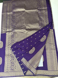 NAVY BLUE TUSSAR DESIGNER SAREE-J25