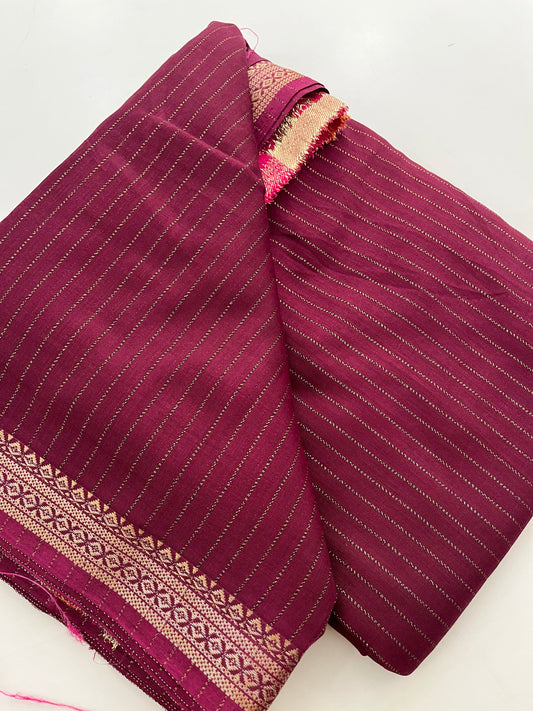 Tussar Zari Lines
