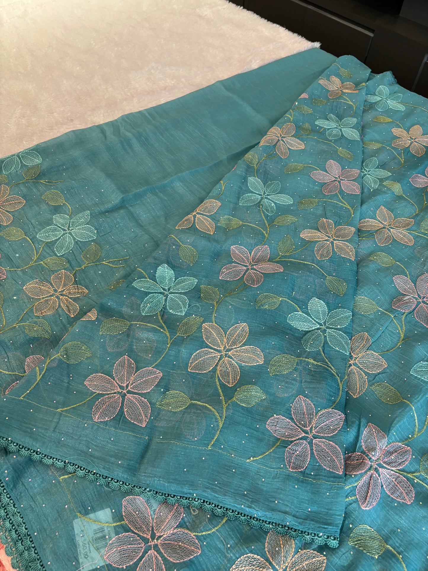 Soft organza Fancy saree