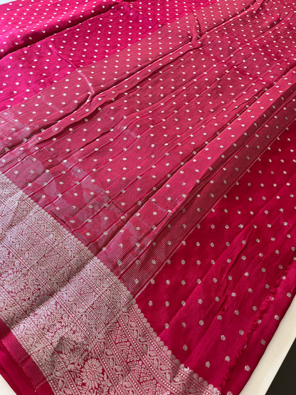 Silver Butties Banarasi Viscose