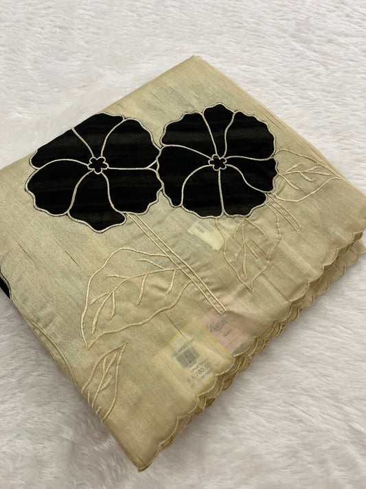 Tussar Appliqué J31