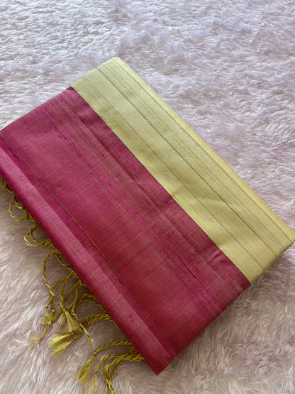 Jute Kanchi Silk Saree