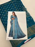 Crape Chiffon Fancy Saree-J1