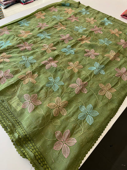 Soft Organza Saree-F4