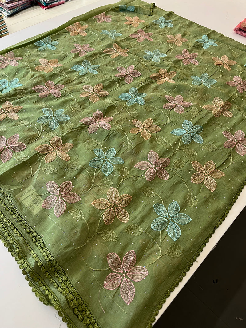 Soft Organza Saree-F4