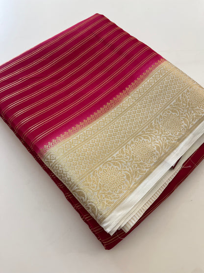 Designer Crape silk saree