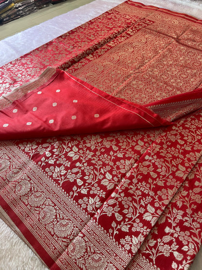 Tussar Silver Brocade