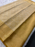 Tissue Semi Kanjeevaram Silk Gold-A30