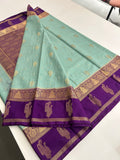 Semi Mysore Silk Saree-JU31