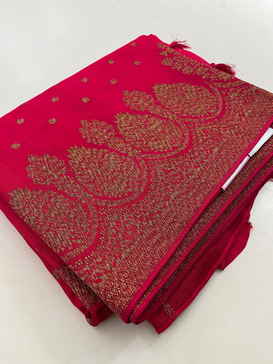 Designer jute silk