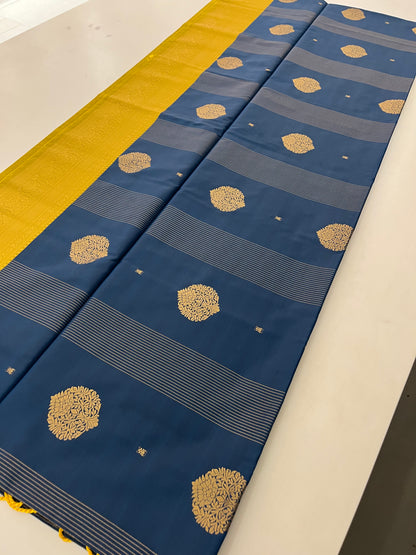 Semi Kanchi silk saree