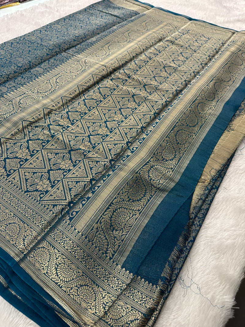 Banarsi Georgette Brocade-JU8