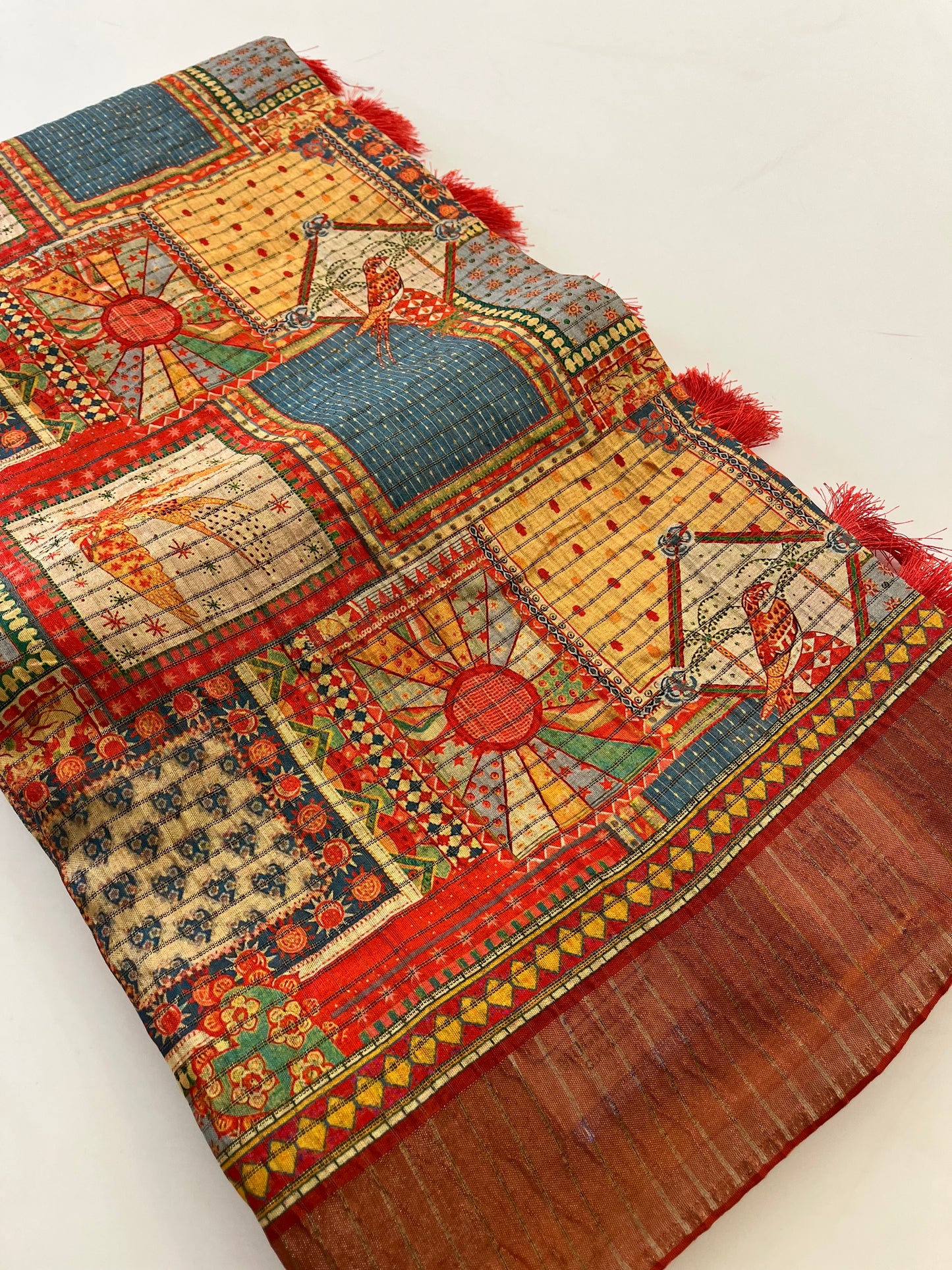 Crush Tussar Printed