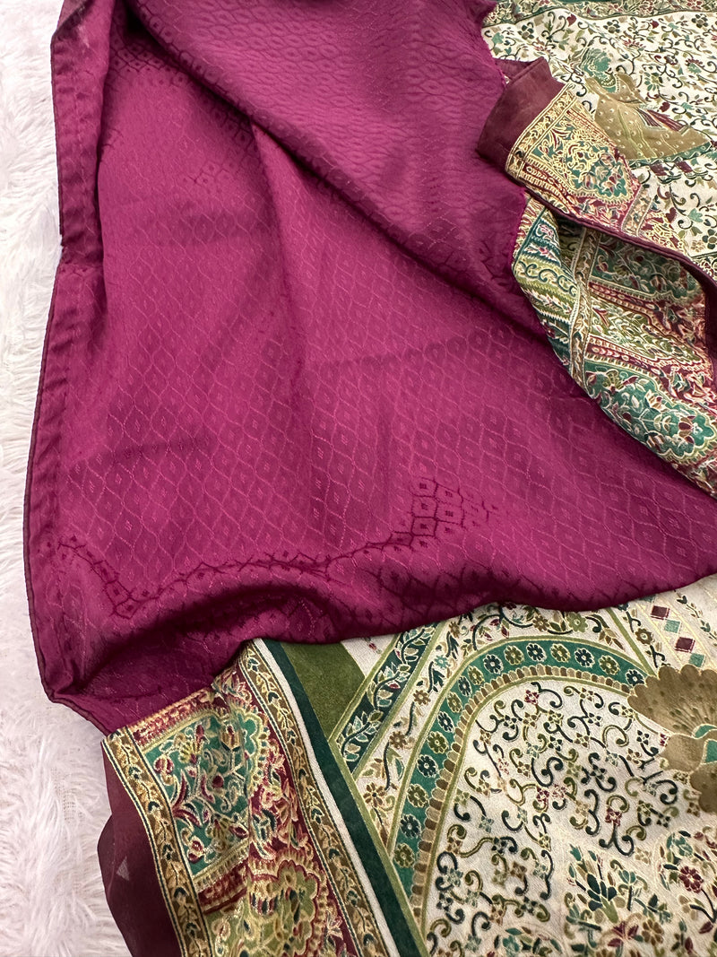 Brosso Chiffon Saree-J20