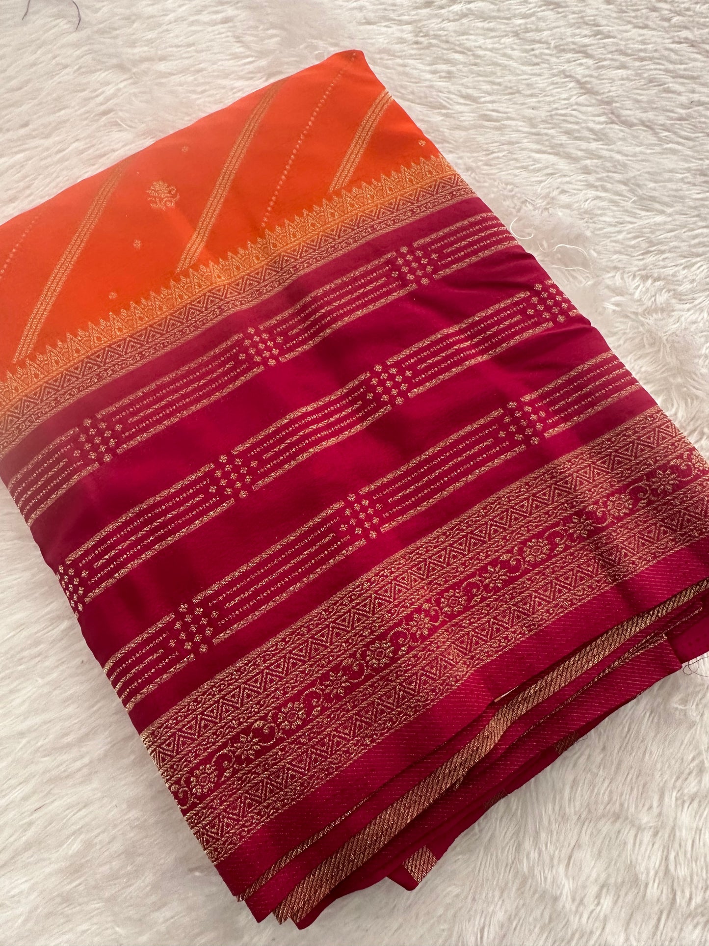 Premium Crape Designer Saree-M13