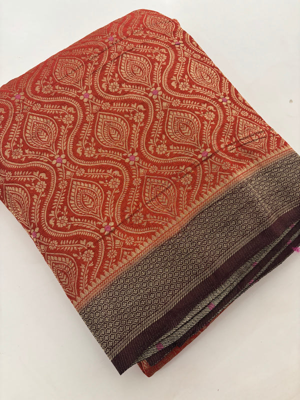 Brocade Crush Crape Georgette-J24