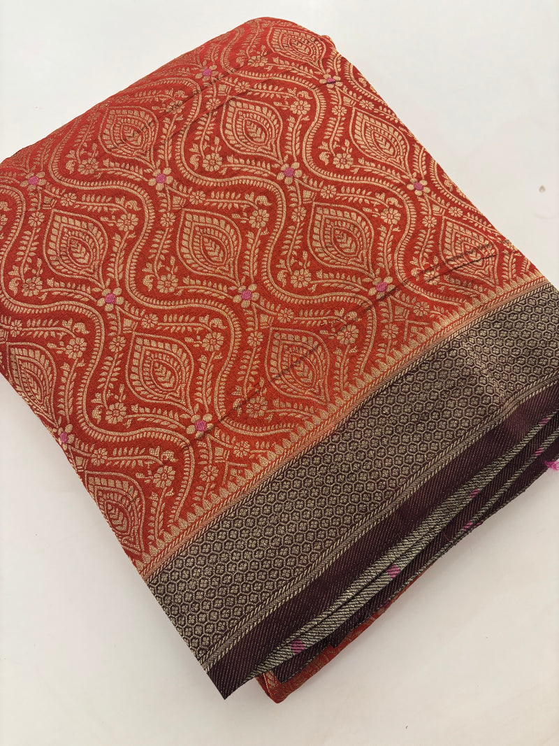 Brocade Crush Crape Georgette-J24