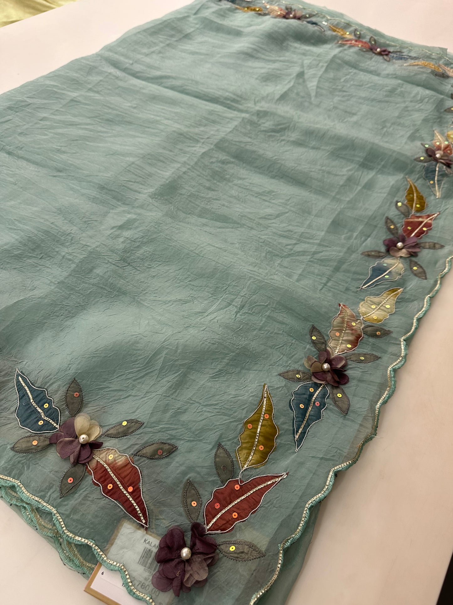 Organza Work Fancy Appliqué Work-M24